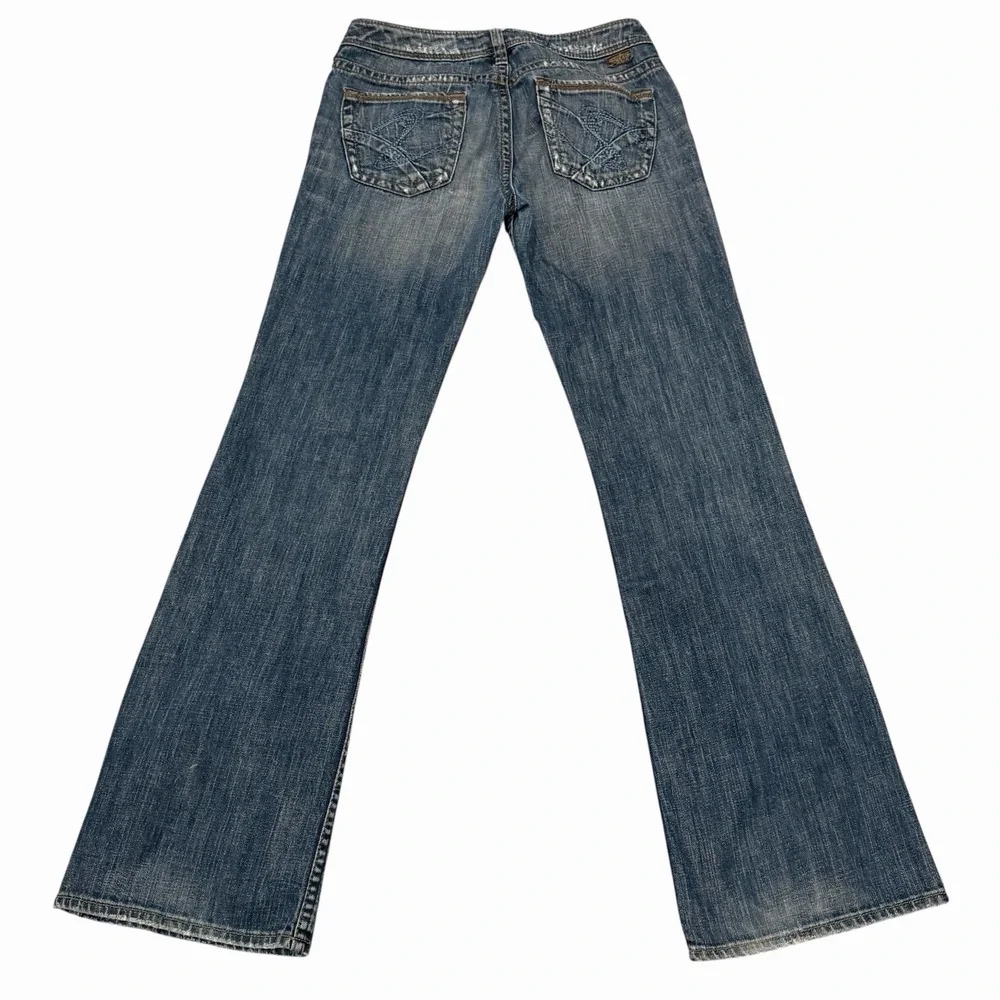Silver Jeans Women's Tina Bootcut Low Rise Stretch 29x33 Denim Blue Y2K 2000s